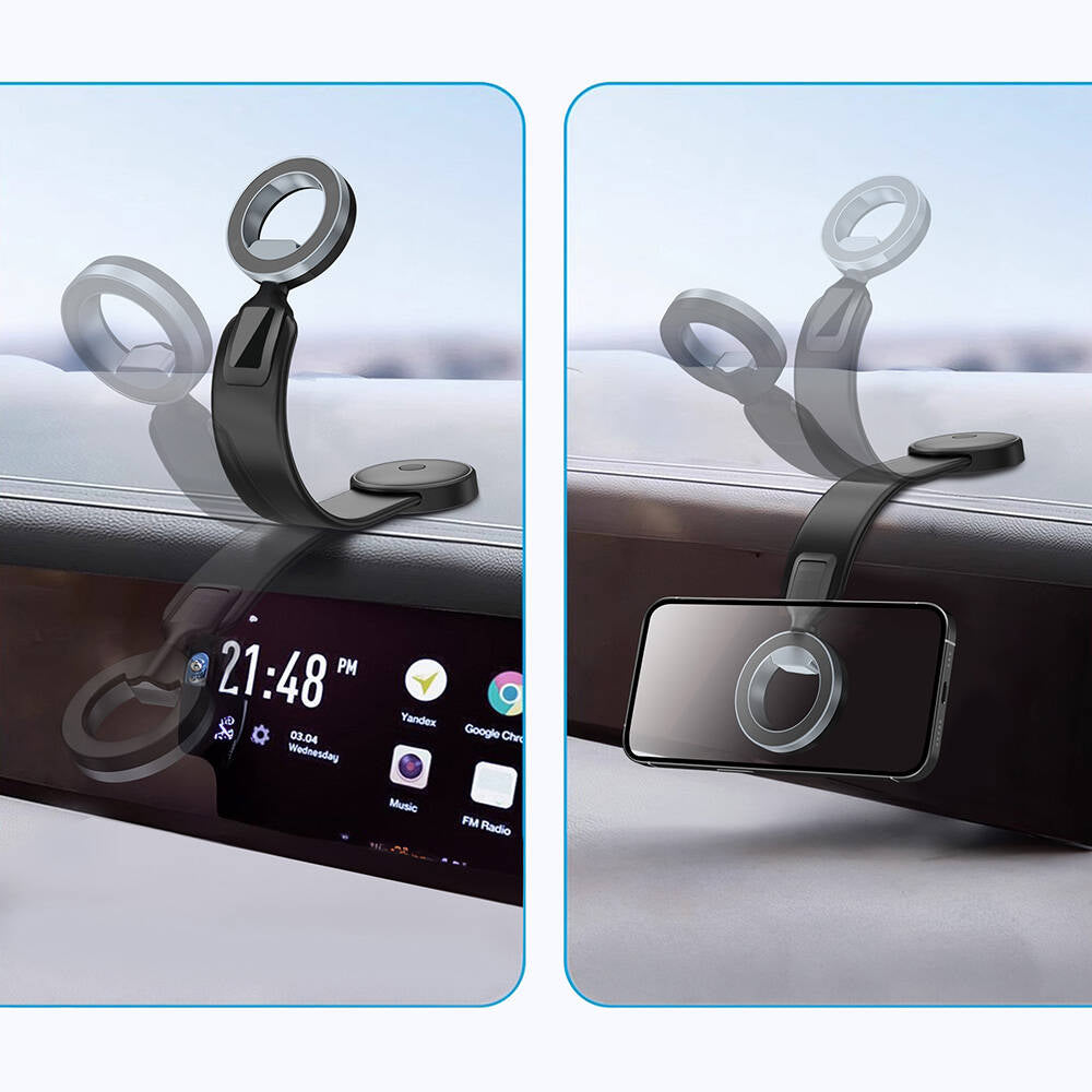 Wiwu Wi-CH053 Mago Serisi Magnetik M-safe Uyumlu Bükülebilen Eğimi ve Düz Zemin Araç Telefon Tutacağı Wiwu Wi-CH053 Mago Serisi Magnetik M-safe Uyumlu Bükülebilen Eğimi ve Düz Zemin Araç Telefon Tutacağı